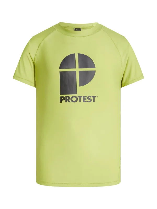 Protest Rashguard Short Sleeve “ PRTBERENT JR In AlgaeGreen 1