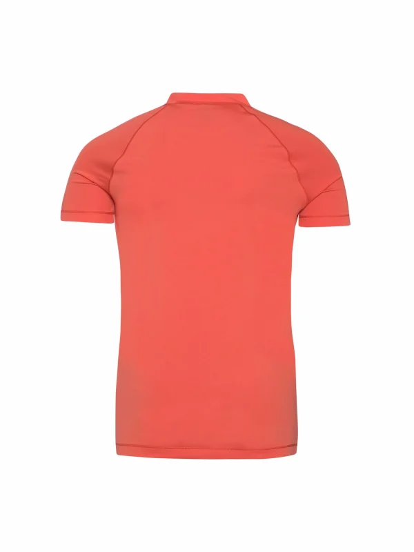 Protest Rashguard Short Sleeve “ PRTBERENT JR In New Coralpink 3