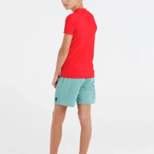 Protest Rashguard Short Sleeve “ PRTBERENT JR In Tomato 21