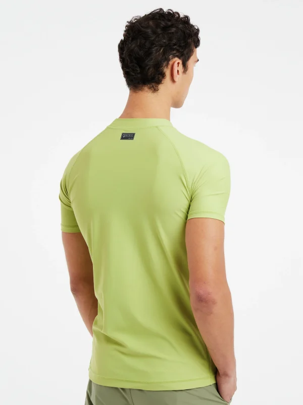 Protest Rashguard Short Sleeve “ PRTCATER In AlgaeGreen 5