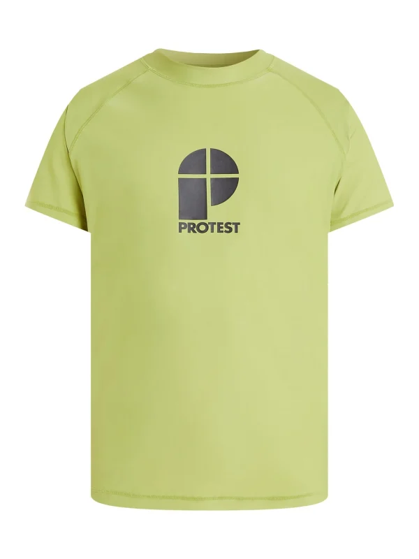 Protest Rashguard Short Sleeve “ PRTCATER In AlgaeGreen 1