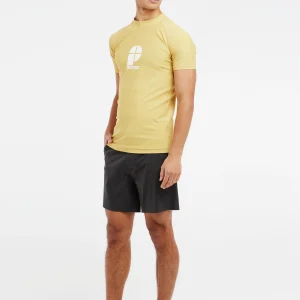 Protest Rashguard Short Sleeve “ PRTCATER In ButterYellow 13