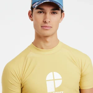 Protest Rashguard Short Sleeve “ PRTCATER In ButterYellow 19