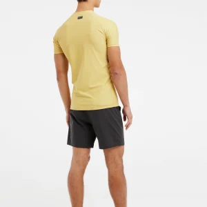 Protest Rashguard Short Sleeve “ PRTCATER In ButterYellow 21
