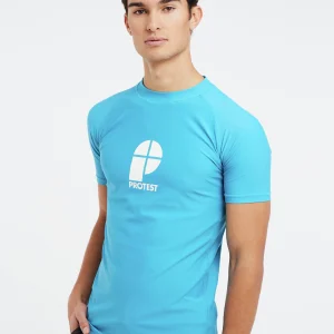 Protest Rashguard Short Sleeve “ PRTCATER In JayBlue 11