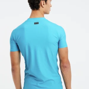 Protest Rashguard Short Sleeve “ PRTCATER In JayBlue 15