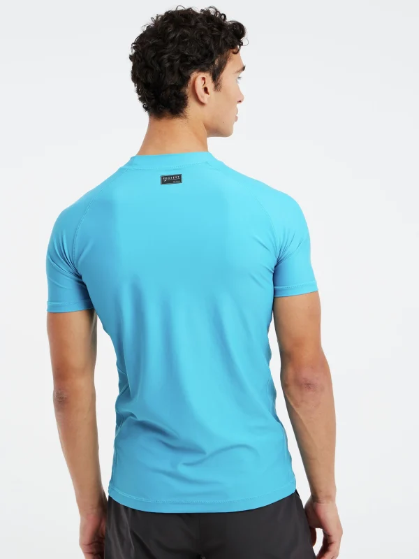 Protest Rashguard Short Sleeve “ PRTCATER In JayBlue 5