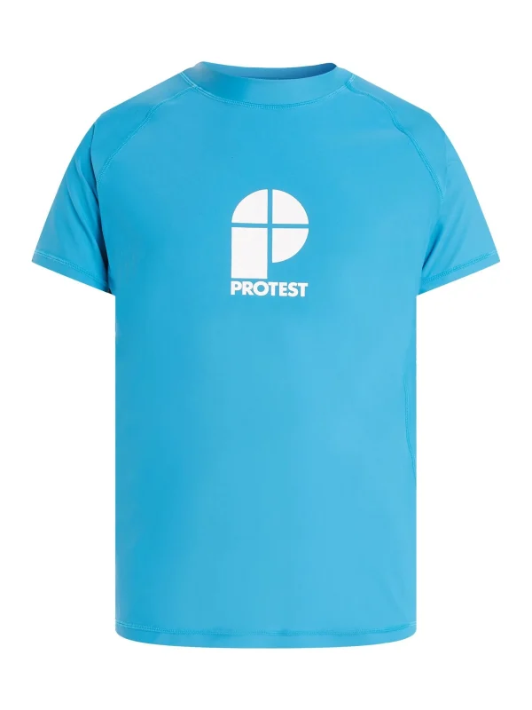 Protest Rashguard Short Sleeve “ PRTCATER In JayBlue 1