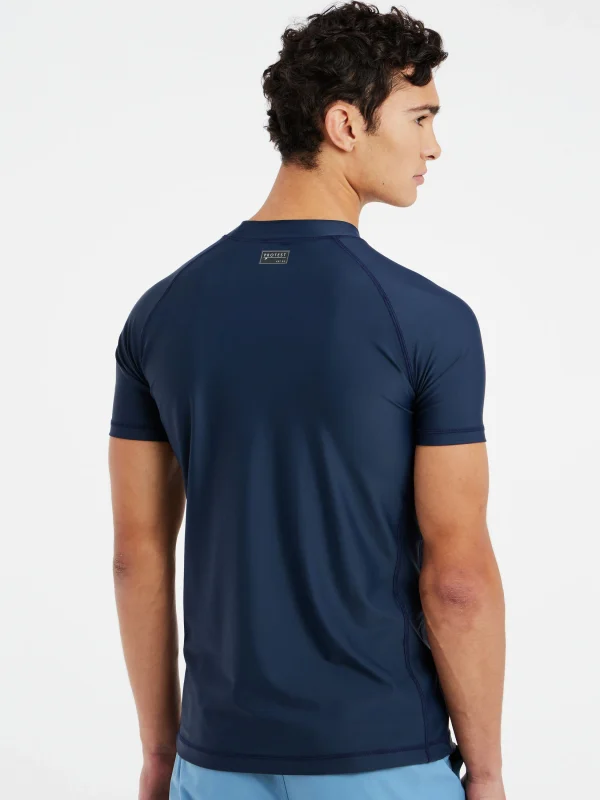 Protest Rashguard Short Sleeve “ PRTCATER In Night Skyblue 5