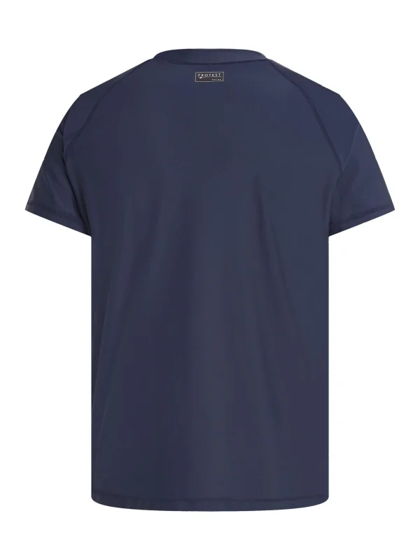 Protest Rashguard Short Sleeve “ PRTCATER In Night Skyblue 6