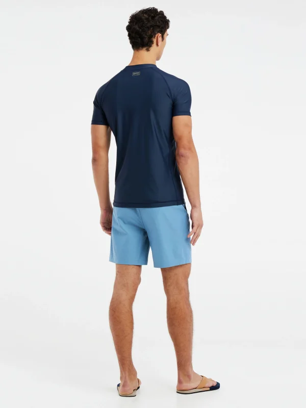 Protest Rashguard Short Sleeve “ PRTCATER In Night Skyblue 8