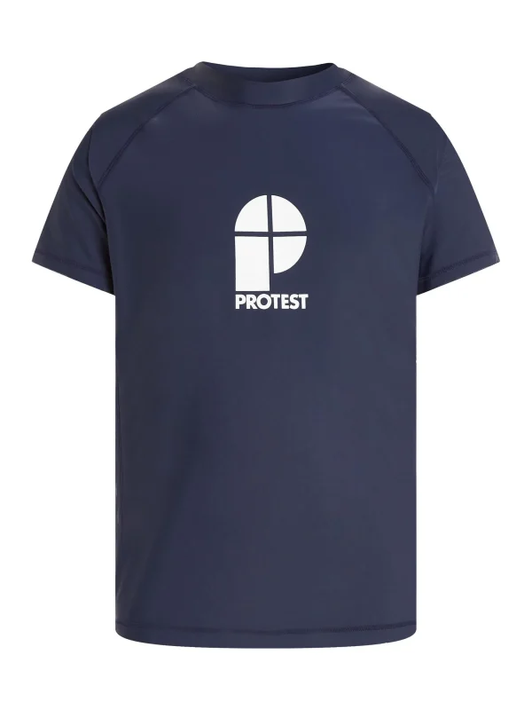 Protest Rashguard Short Sleeve “ PRTCATER In Night Skyblue 1