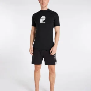 Protest Rashguard Short Sleeve “ PRTCATER In True Black 12