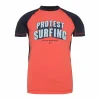 Protest Rashguard Short Sleeve “ PRTFREZZ JR In New Coralpink 8