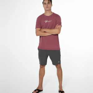 Protest Rashguard Short Sleeve “ PRTLEGUNDI In Roan Rougebordeaux 13