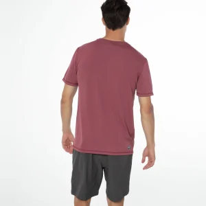 Protest Rashguard Short Sleeve “ PRTLEGUNDI In Roan Rougebordeaux 15