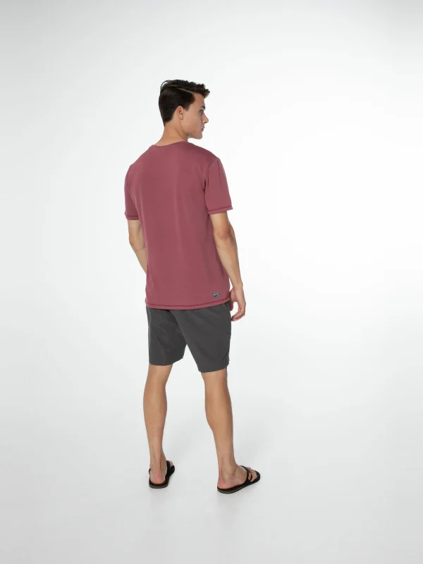 Protest Rashguard Short Sleeve “ PRTLEGUNDI In Roan Rougebordeaux 8