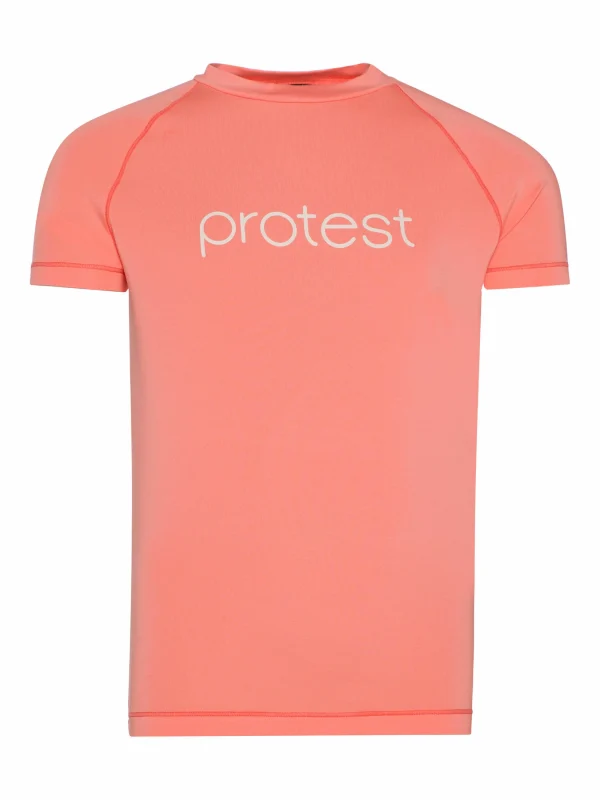 Protest Rashguard Short Sleeve “ PRTSENNA JR In Duskcoral 1