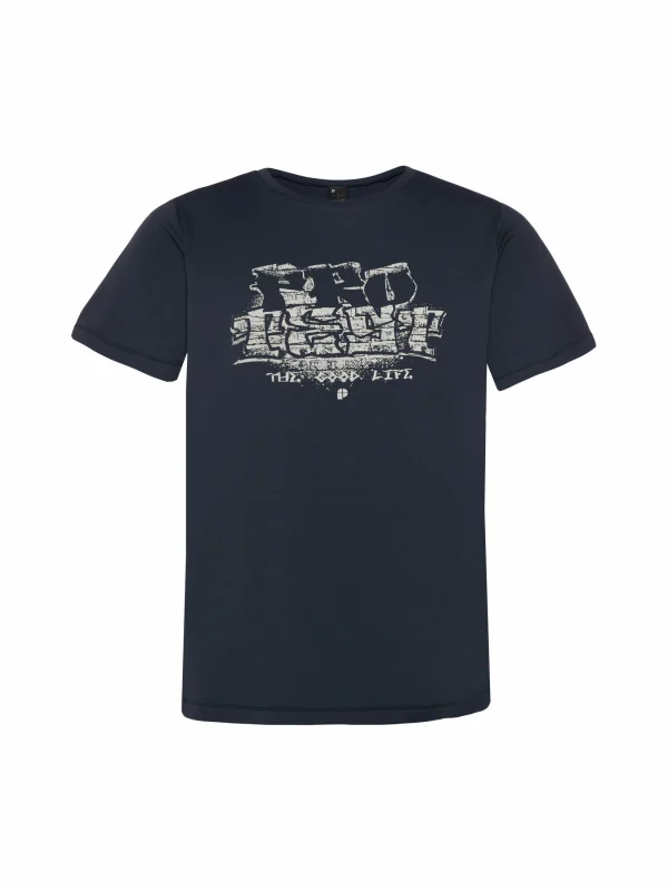 Protest Rashguard Short Sleeve “ PRTTIEU JR In Night Skyblue 1