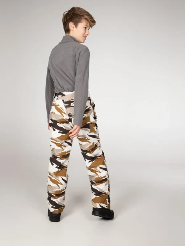 Protest Ski-/ Snowboardhose „Adrian“ In Weiß/ Hellbraun/ Beige 5