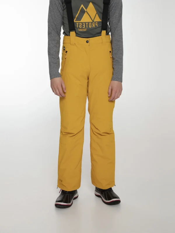 Protest Ski- Und Snowboardhose “ SPIKET JR In Dark Yellow 7