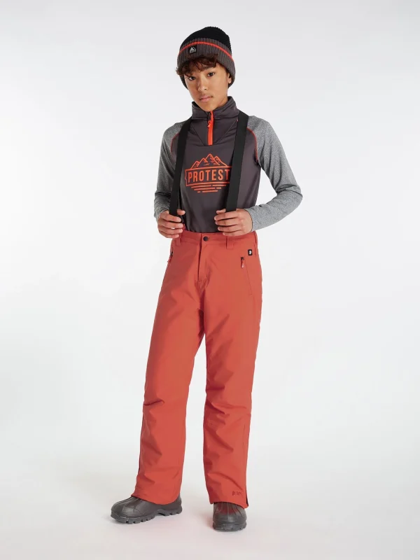 Protest Ski- Und Snowboardhose “ SPIKET JR In Orange Fire 4