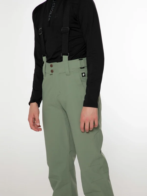 Protest Skihose “ BORK JR In Green Spray 9