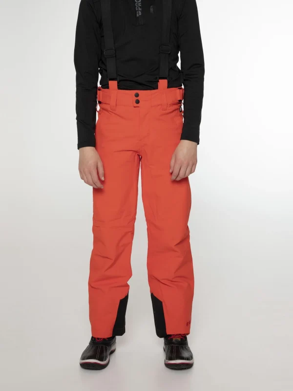Protest Skihose “ BORK JR In Orange Fire 7