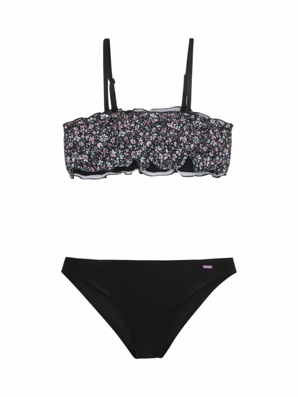 Protest Smocked Bikini “ PRTLARA JR In True Black 1