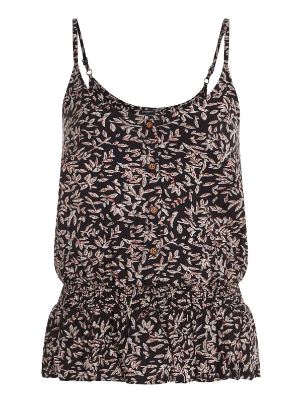 Protest Spaghetti Top “ PRTKIAWAH In True Black 1