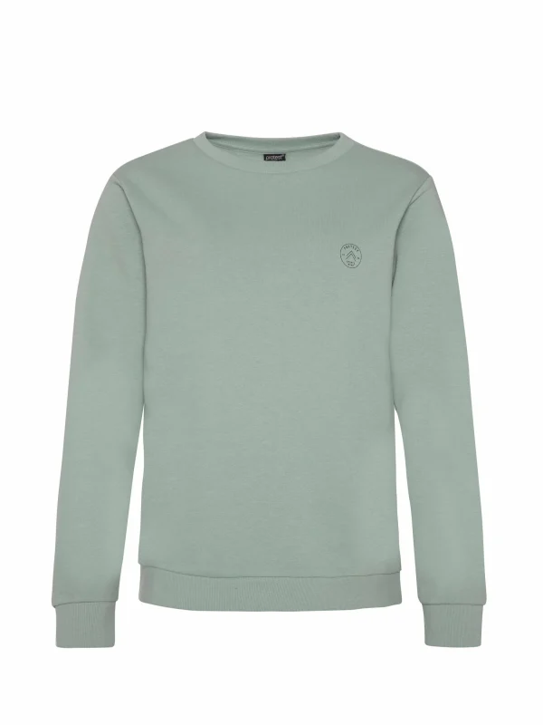 Protest Sweatshirt “ PRTMAHIA In Green Baygreen 1