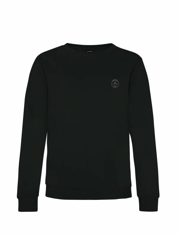 Protest Sweatshirt “ PRTMAHIA In True Black 1