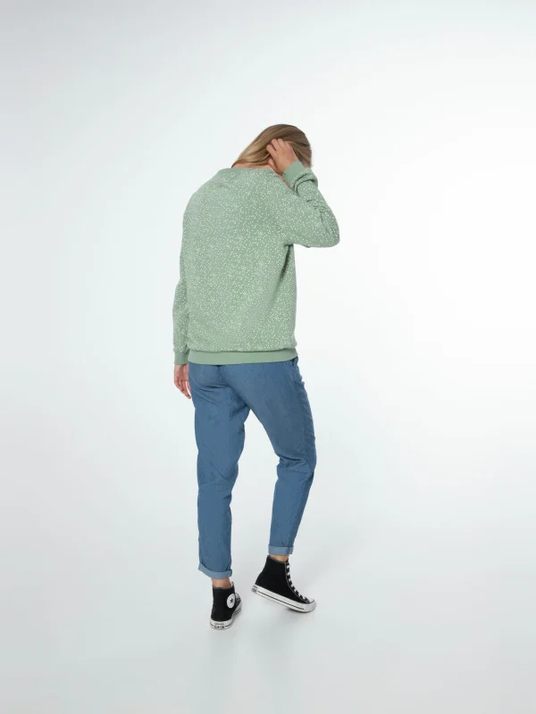 Protest Sweatshirt “ PRTXUNO In Green Baygreen 8