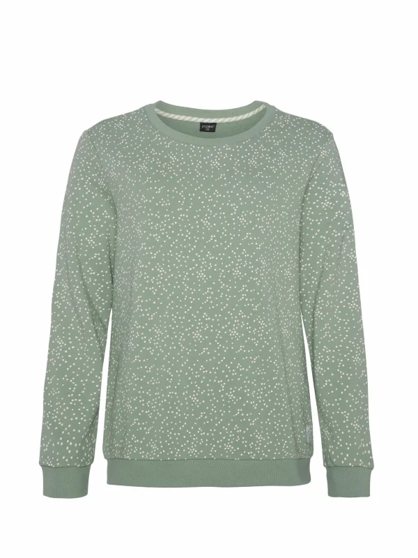 Protest Sweatshirt “ PRTXUNO In Green Baygreen 1