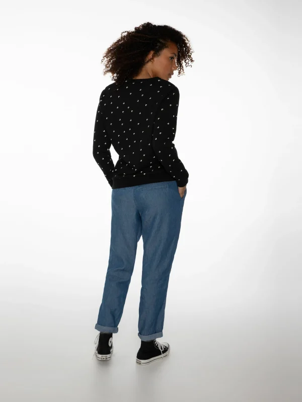 Protest Sweatshirt “ SAVORY In True Black 8