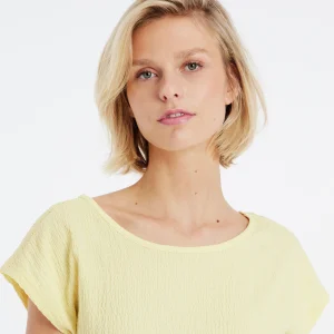 Protest T-shirt “ PRTBOREAL In MacaroonYellow 19
