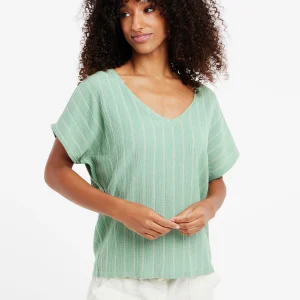 Protest T-shirt “ PRTDEEDEE In Green Baygreen 11