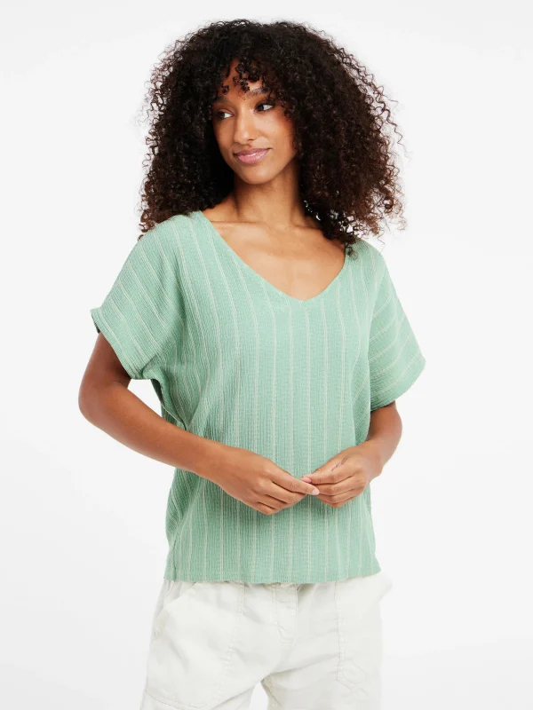 Protest T-shirt “ PRTDEEDEE In Green Baygreen 3