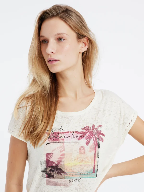 Protest T-shirt “ PRTELLES 23 In Chilirust 7