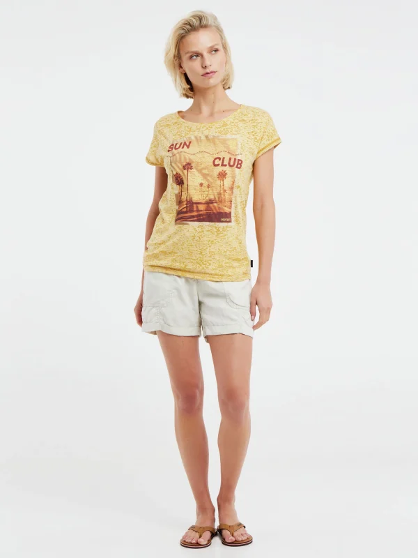 Protest T-shirt “ PRTELLES 23 In Tumericyellow 4