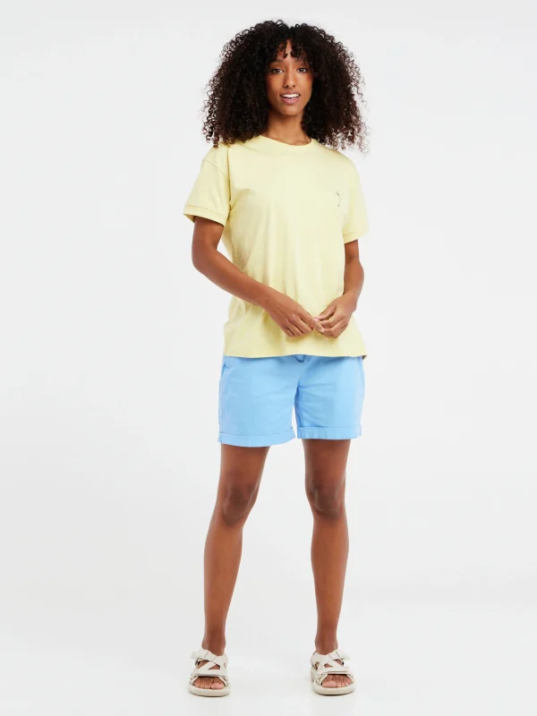 Protest T-shirt “ PRTELSAO In MacaroonYellow 4