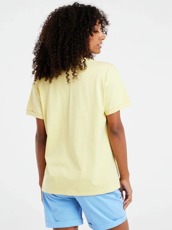 Protest T-shirt “ PRTELSAO In MacaroonYellow 5