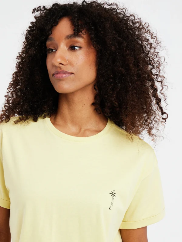 Protest T-shirt “ PRTELSAO In MacaroonYellow 7