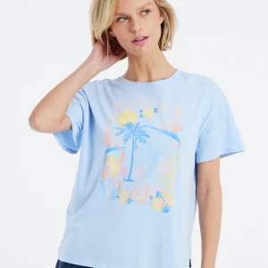 Protest T-shirt “ PRTESSE In Chambray Blue 11