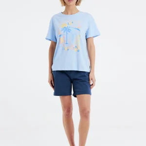 Protest T-shirt “ PRTESSE In Chambray Blue 13