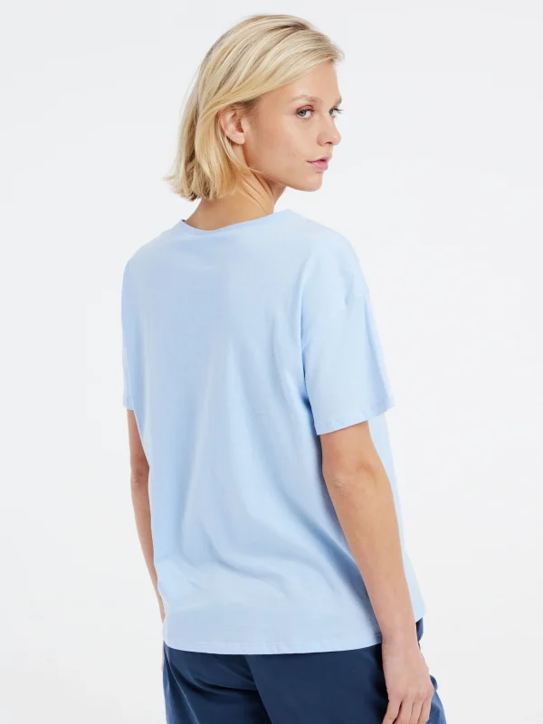 Protest T-shirt “ PRTESSE In Chambray Blue 5