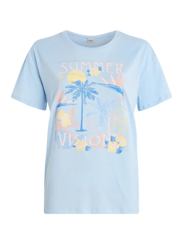 Protest T-shirt “ PRTESSE In Chambray Blue 1