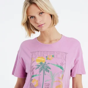 Protest T-shirt “ PRTESSE In Duskyrose 19