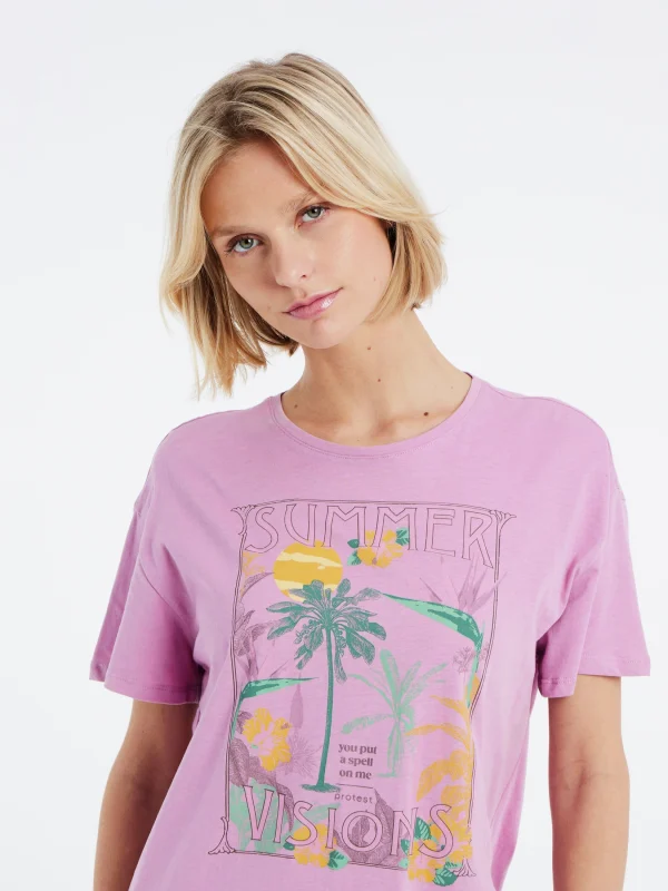 Protest T-shirt “ PRTESSE In Duskyrose 7