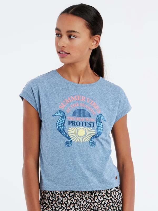 Protest T-shirt “ PRTGINGER JR In Heaven Blue 3
